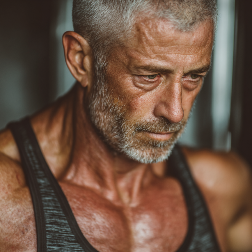 Възрастни хора правят лека гимнастика в група на открито